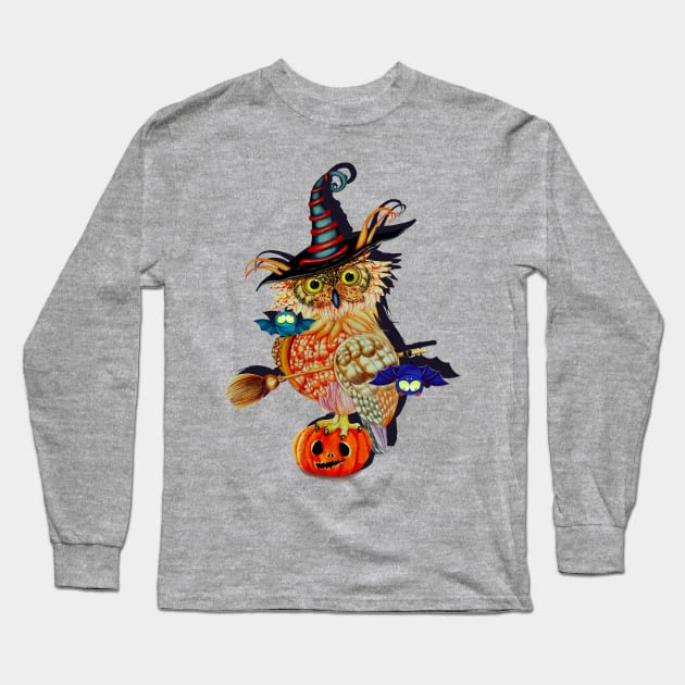 Owl scary Long Sleeve T-Shirt by IsabelSalvador